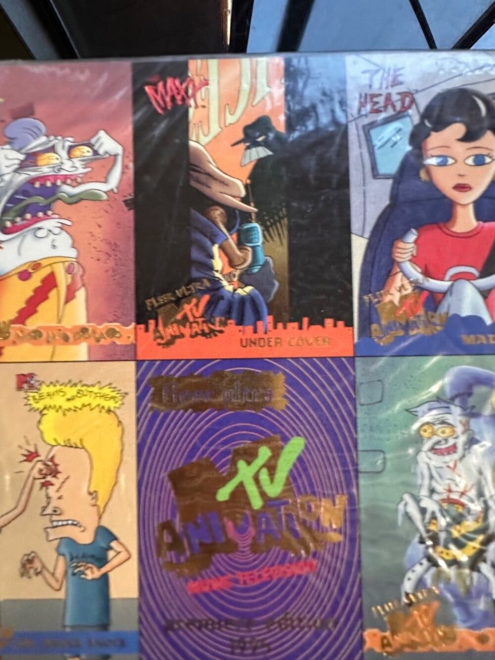1995 Fleer Ultra MTV Animation Premiere Edition Jumbo Cards Set Beavis & Butthea - Picture 4 of 11